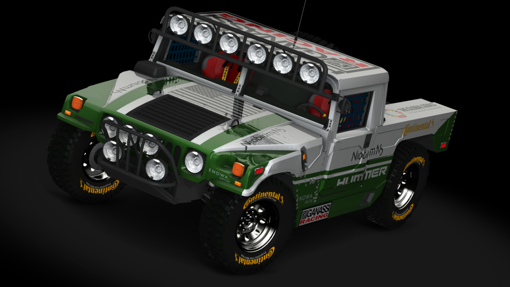 CT2 Hummer H1 Trophy Truck, skin chip ganassi