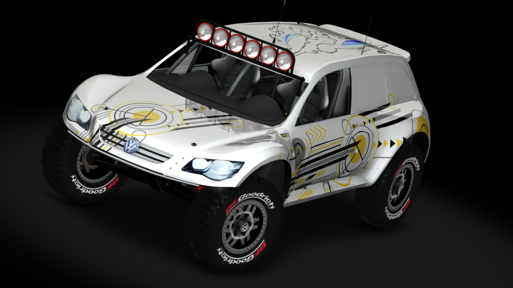 CT2 VW Touareg Trophy Truck, skin vibe