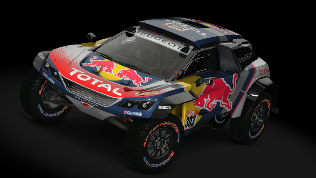 CT2 Peugeot 3008 Maxi, skin Sainz