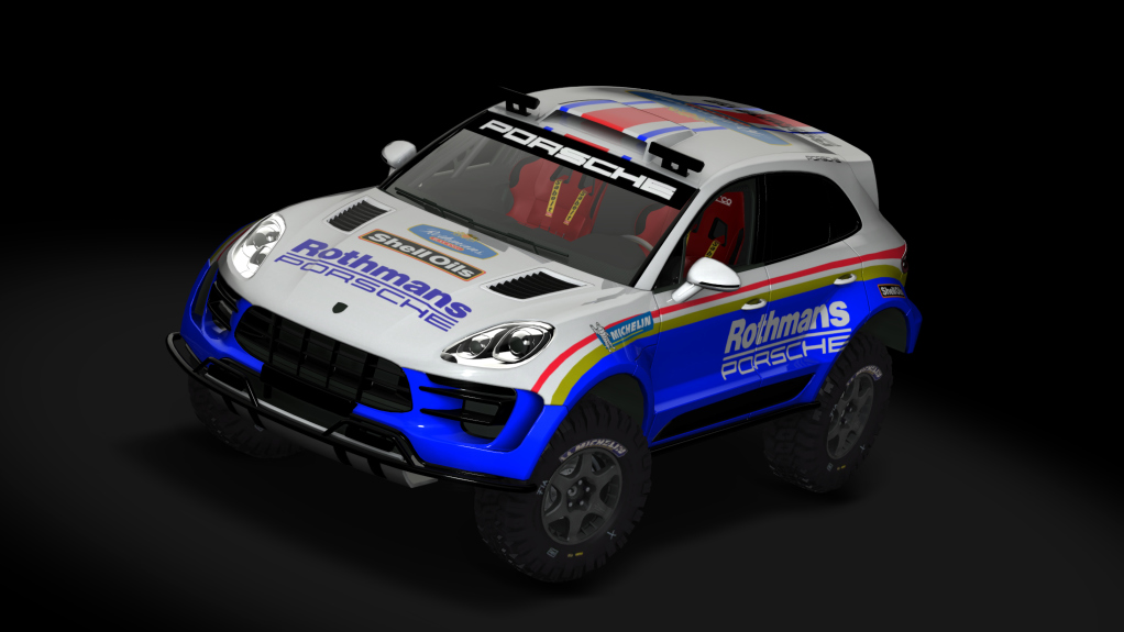 CJR Porsche Macan, skin ROTHMANS