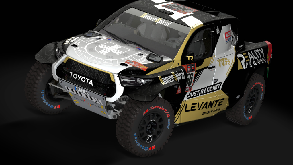 CT4 Toyota Hilux 22, skin Dakar2024_DarioUssumane