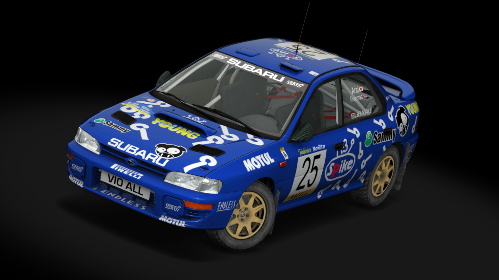 Gr A8 Subaru Impreza 555 GRAVEL, skin 22