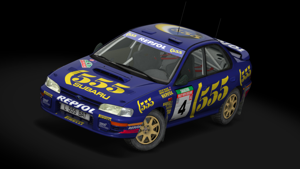 Gr A8 Subaru Impreza 555 GRAVEL, skin 23