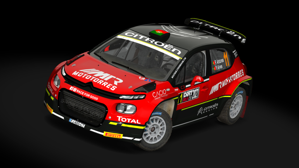 Rally 2 Citroen C3 GRAVEL, skin 02