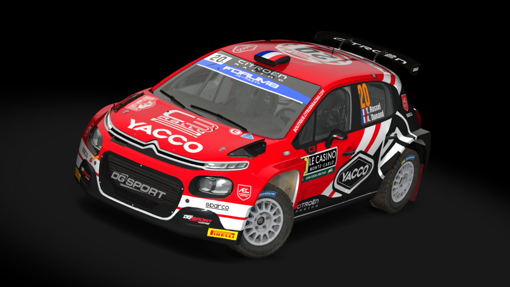 Rally 2 Citroen C3 GRAVEL, skin 03