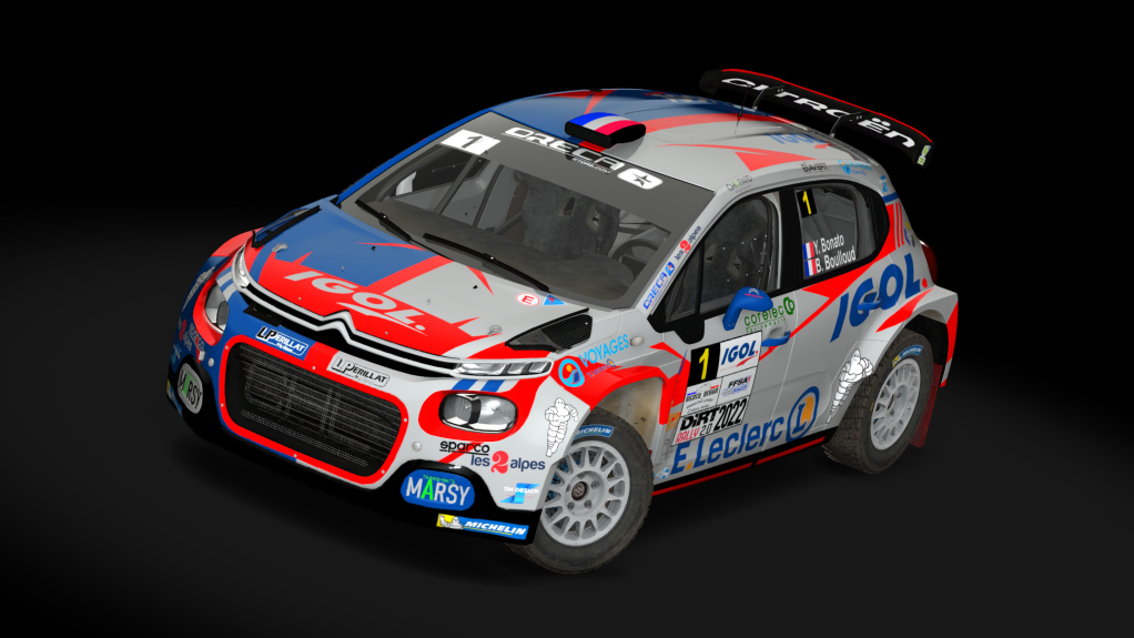 Rally 2 Citroen C3 GRAVEL, skin 07