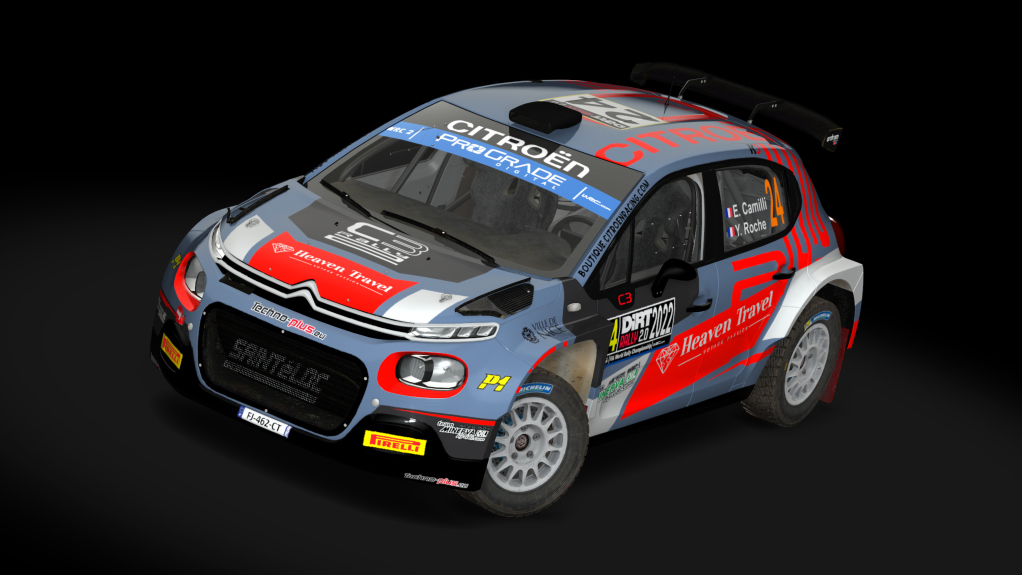 Rally 2 Citroen C3 GRAVEL, skin 09