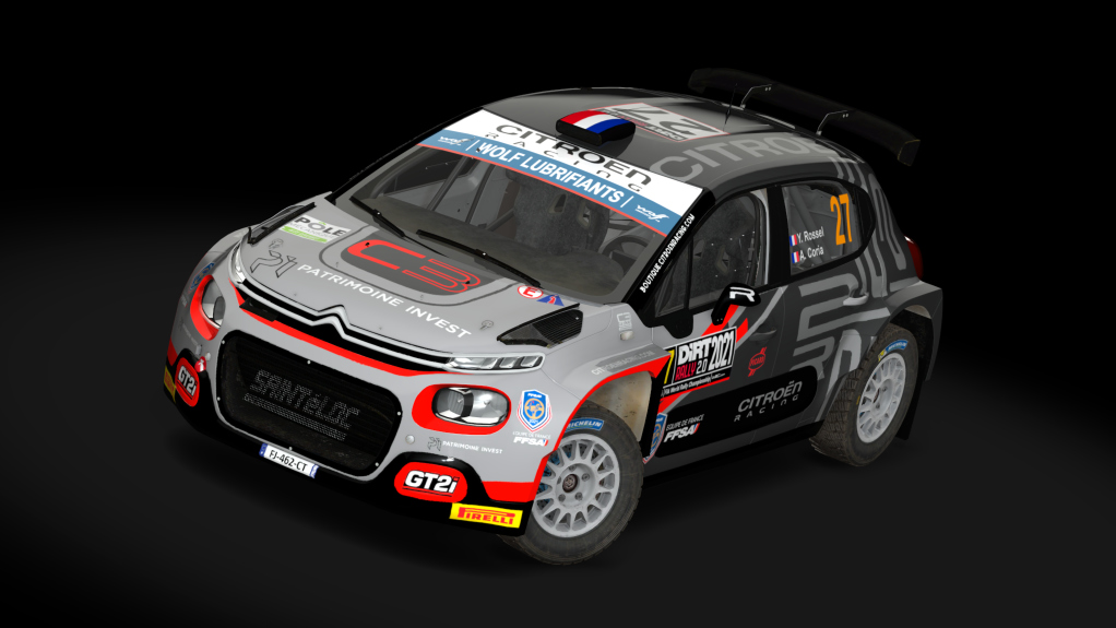 Rally 2 Citroen C3 GRAVEL, skin 11