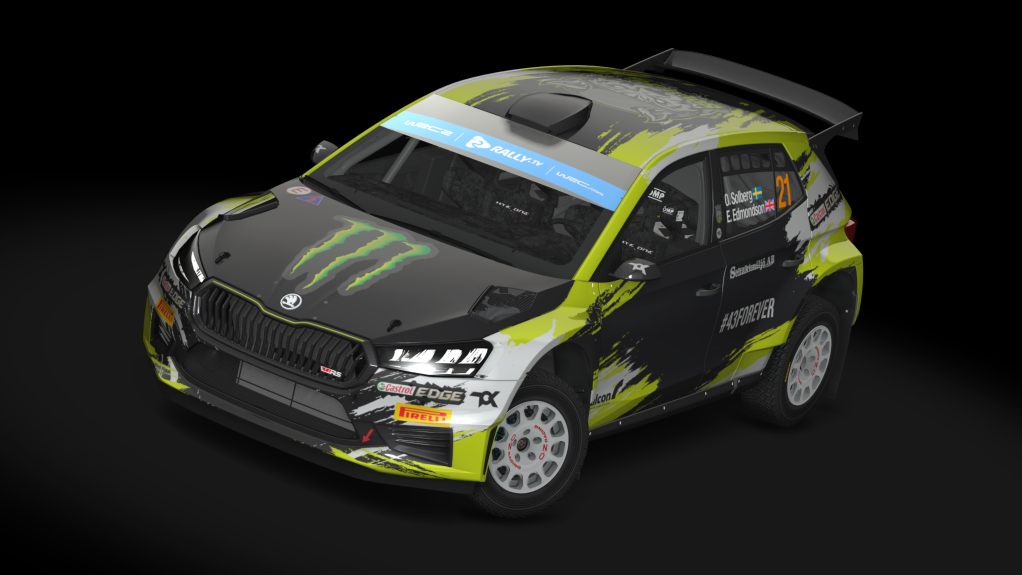 Rally 2 Skoda Fabia RS GRAVEL, skin 02