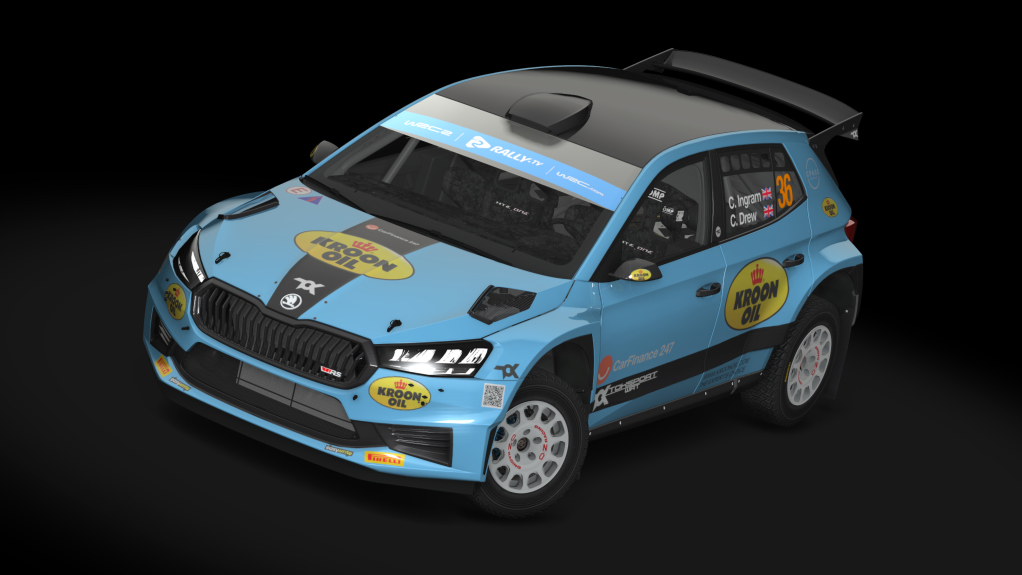 Rally 2 Skoda Fabia RS GRAVEL, skin 03