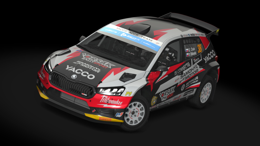 Rally 2 Skoda Fabia RS GRAVEL, skin 04