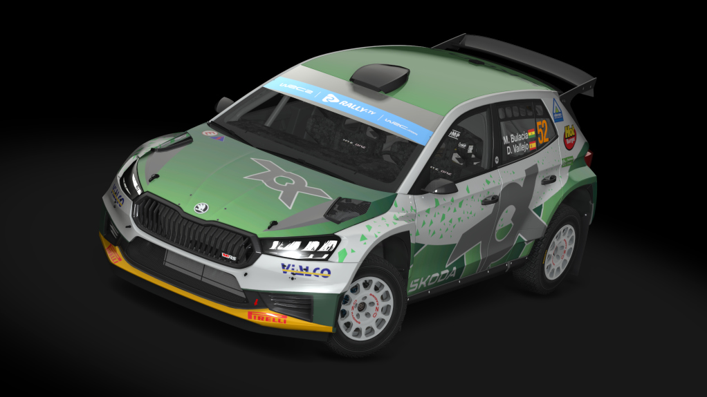 Rally 2 Skoda Fabia RS GRAVEL, skin 05