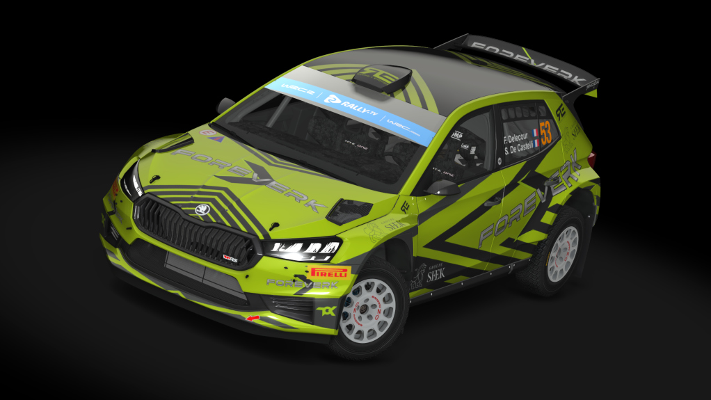 Rally 2 Skoda Fabia RS GRAVEL, skin 06