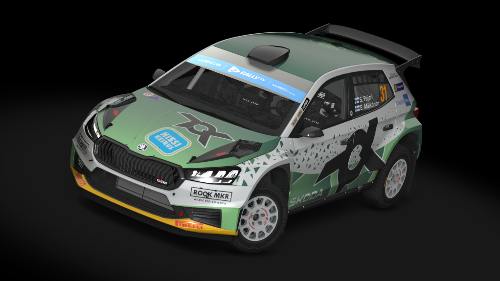 Rally 2 Skoda Fabia RS GRAVEL, skin 07