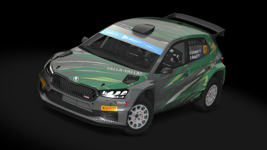 Rally 2 Skoda Fabia RS GRAVEL, skin 09