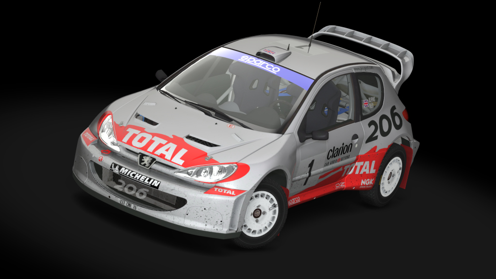 WRC 2.0 Peugeot 206 GRAVEL, skin 14