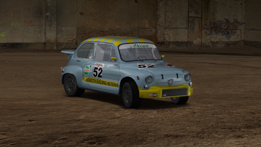 Abarth 1000 Berlina Corsa 1964 Gr. 2 Class 1000cc, skin 52