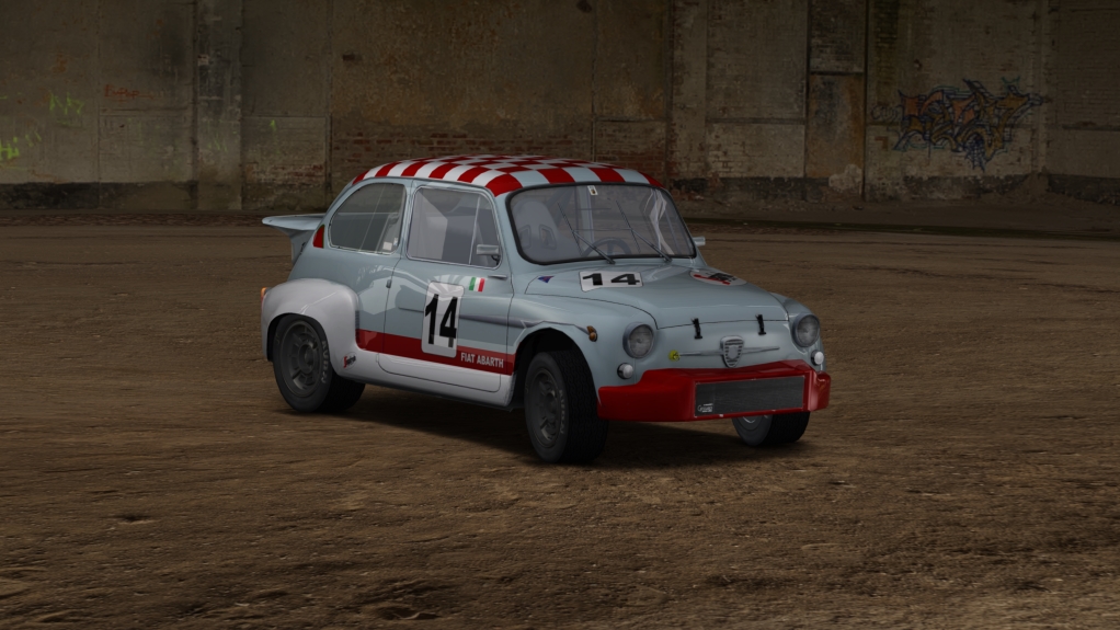 Abarth 1000 Berlina Corsa 1965 Gr. 2 Class 1000cc, skin 14