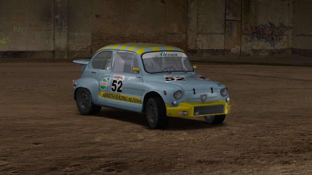 Abarth 1000 Berlina Corsa 1965 Gr. 2 Class 1000cc, skin 52