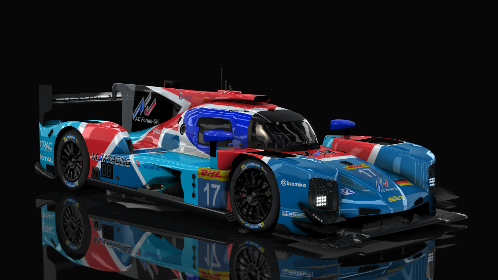 LMP-2 Dallara p217 Lmp2 (AC-Friends), skin MJM_17_RF