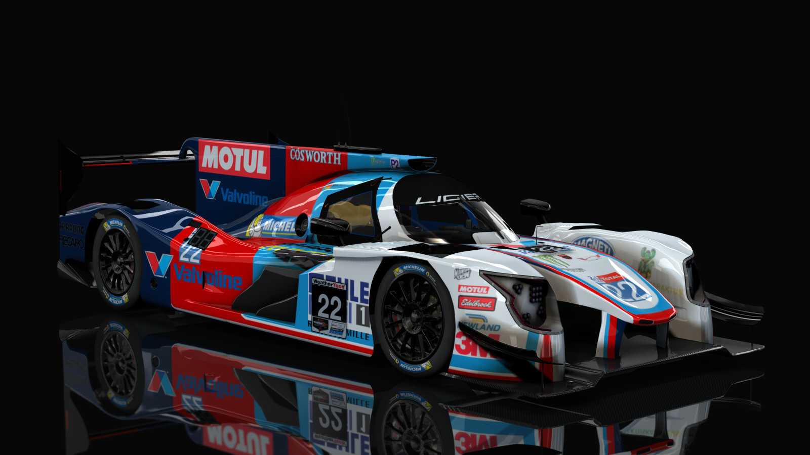 LMP-2 Ligier JS P217 Lmp2 (AC-Friends), skin Valvoline #22