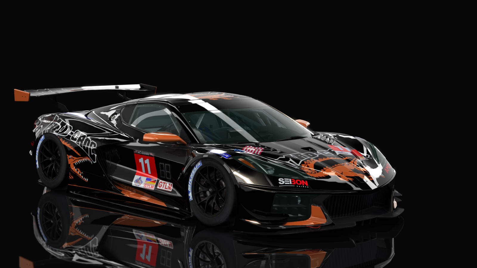 GTLM Chevrolet Corvette C8R WEC(AC-Friends), skin ACF_11_MadCroc