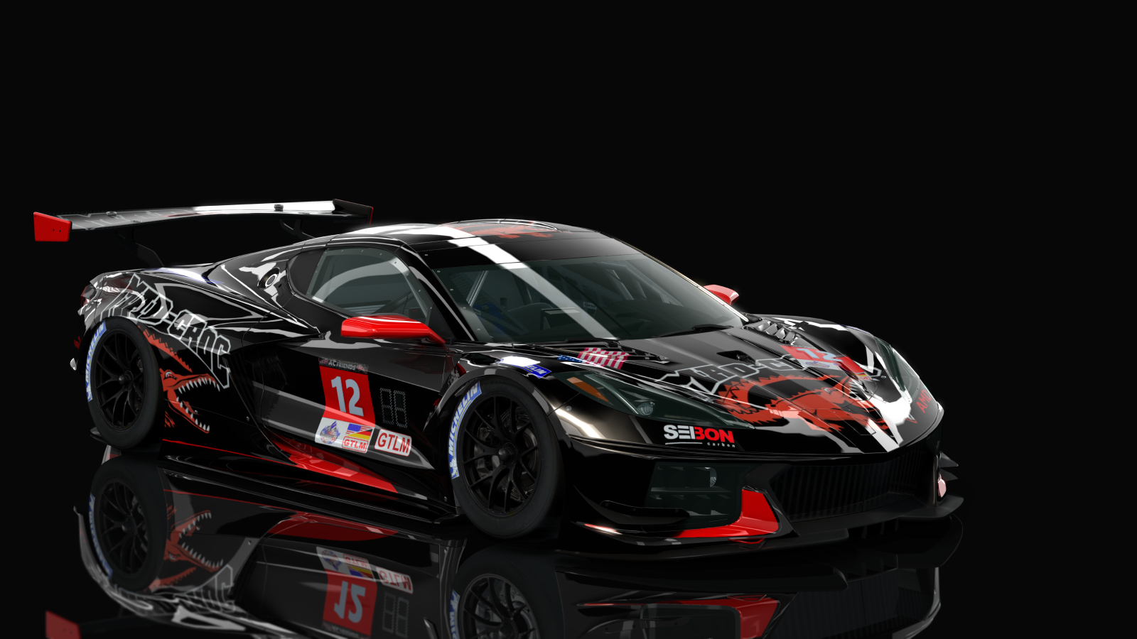 GTLM Chevrolet Corvette C8R WEC(AC-Friends), skin ACF_12_MadCroc