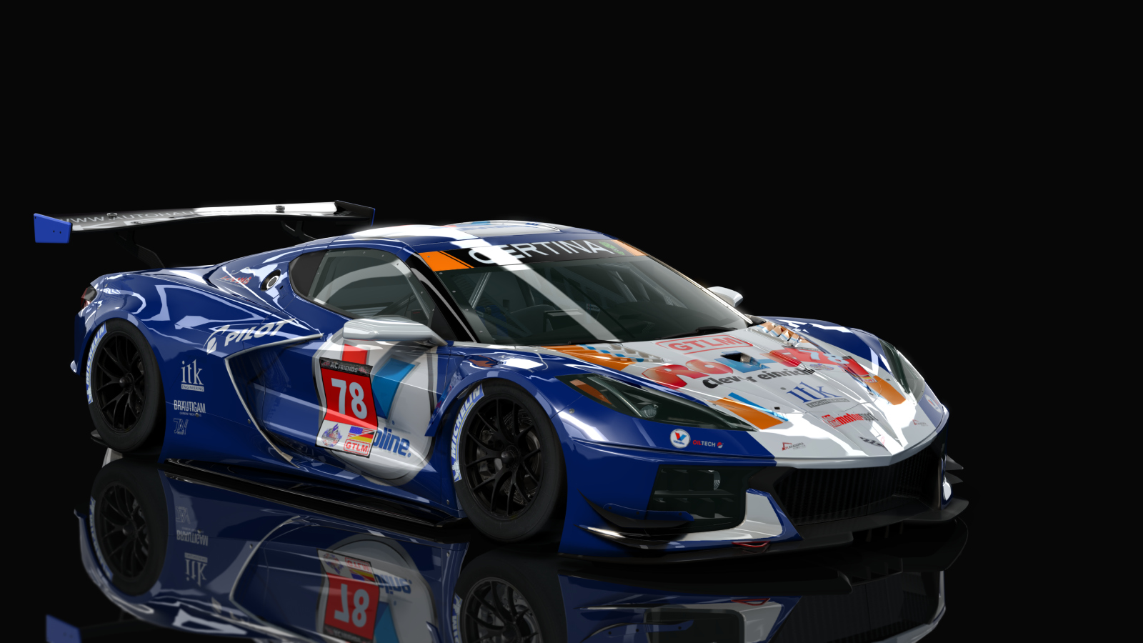 GTLM Chevrolet Corvette C8R WEC(AC-Friends), skin ACF_78_Callaway