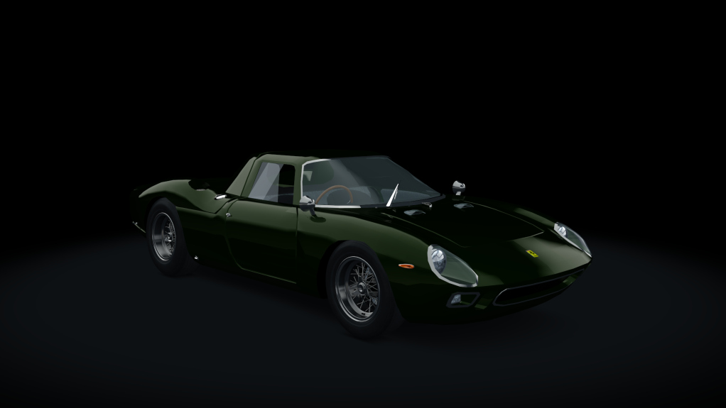 Ferrari 250 LM, skin Verde_Metallizzato