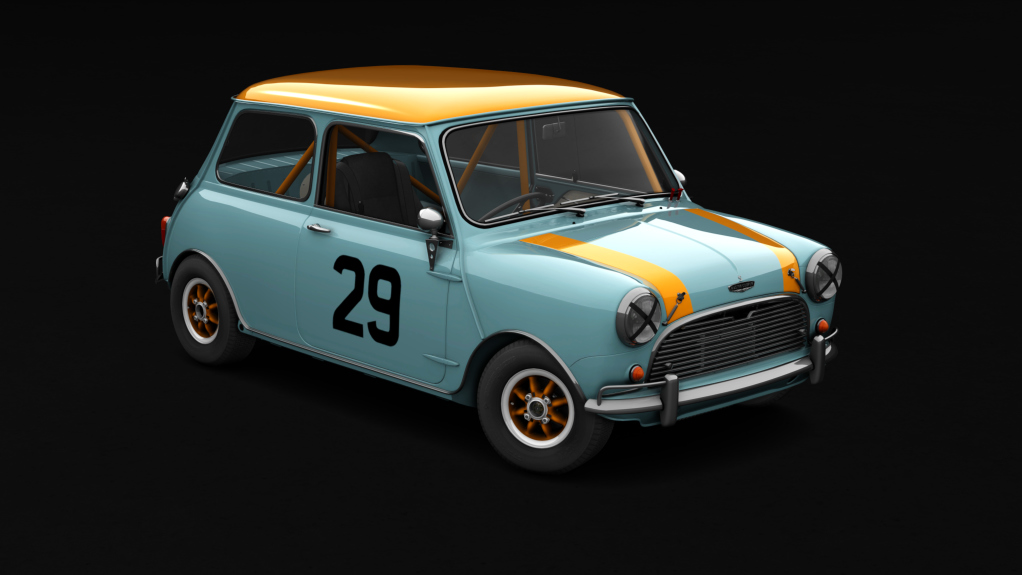 Austin Mini Cooper S 1000 Group 2, skin 29_orange_top