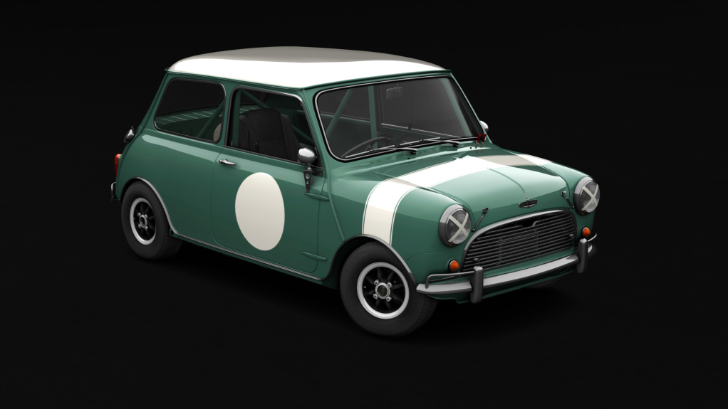 Austin Mini Cooper S 1000 Group 2, skin almond_green