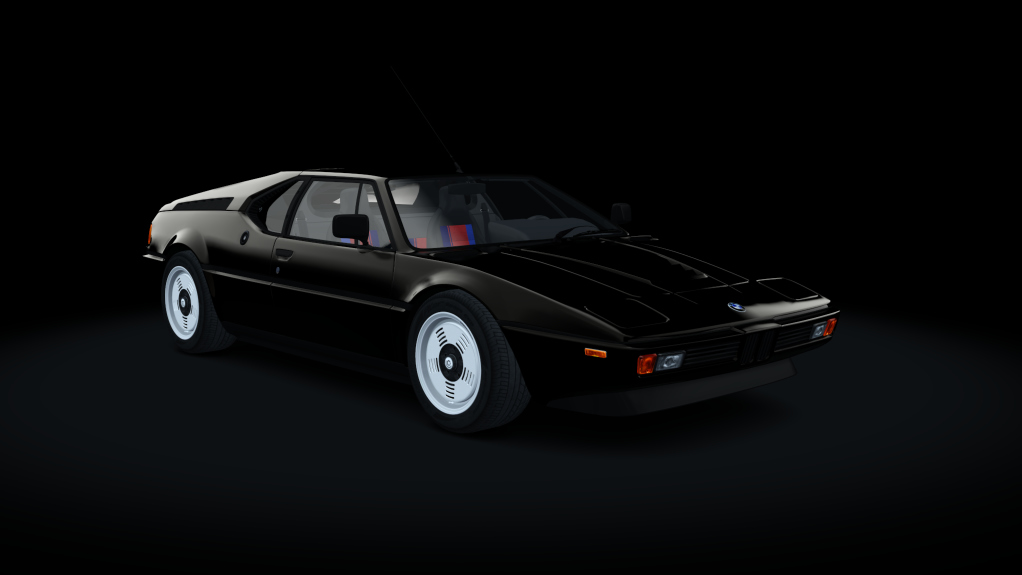 BMW M1 E26, skin black