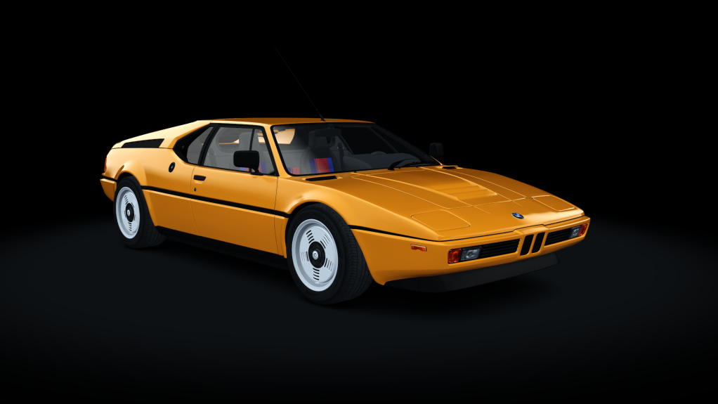 BMW M1 E26, skin orange