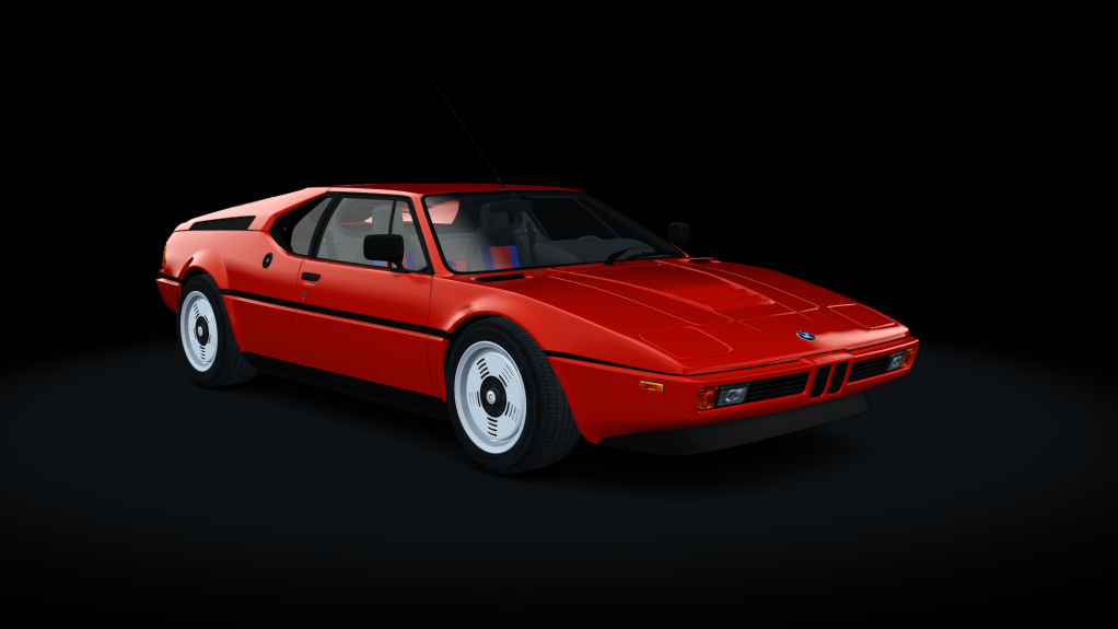 BMW M1 E26, skin red