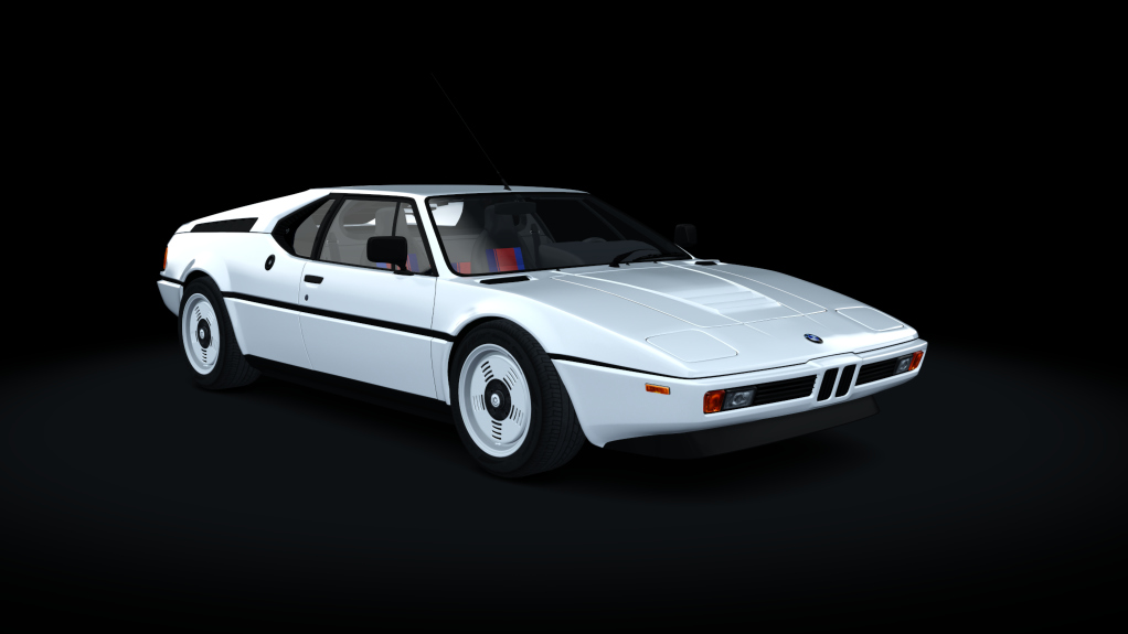 BMW M1 E26, skin white