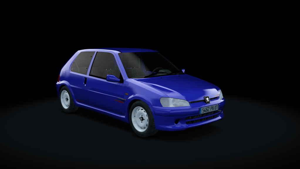 Peugeot 106 Rallye S2, skin 03_blue