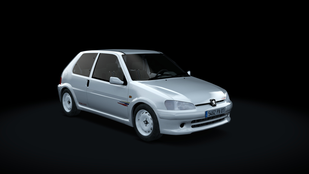 Peugeot 106 Rallye S2 Tuned, skin 01_white