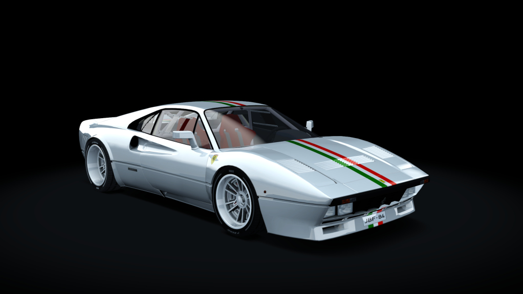 Ferrari 288 GTO Trackday, skin Bianco2