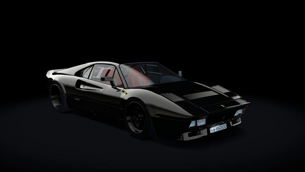 Ferrari 288 GTO Trackday, skin Daytona_Nero