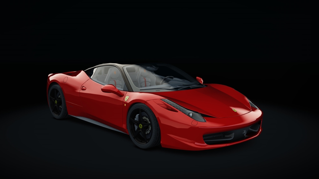 Ferrari 458 Italia Stage 3, skin 01_rosso_scuderia_dark_top