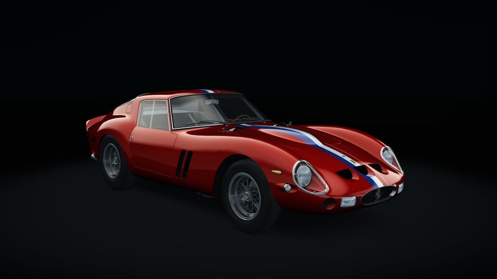 Ferrari 250 GTO, skin 20_rosso_stripe