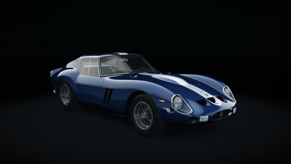 Ferrari 250 GTO, skin 21_blu_stripe