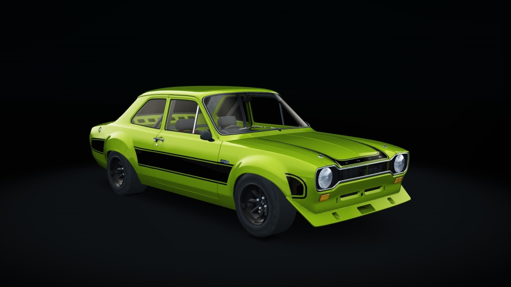 Ford Escort RS1600, skin lime_black