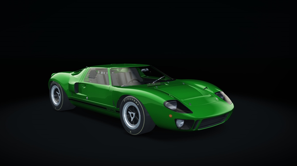 Ford GT40, skin green