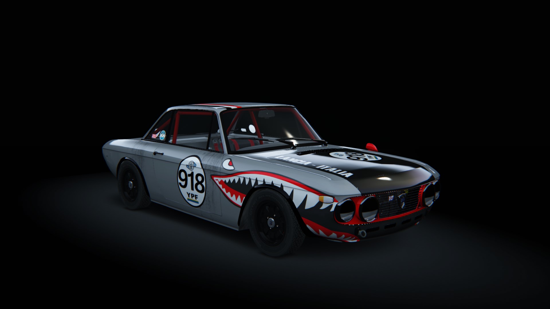 Lancia Fulvia 1.6 HF, skin Silver_918