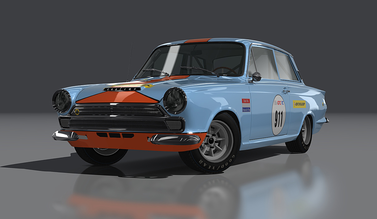 Lotus Cortina Mk1 1966, skin 911