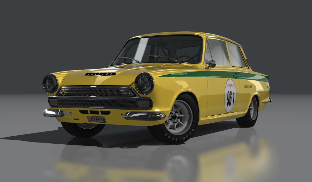 Lotus Cortina Mk1 1966, skin 961