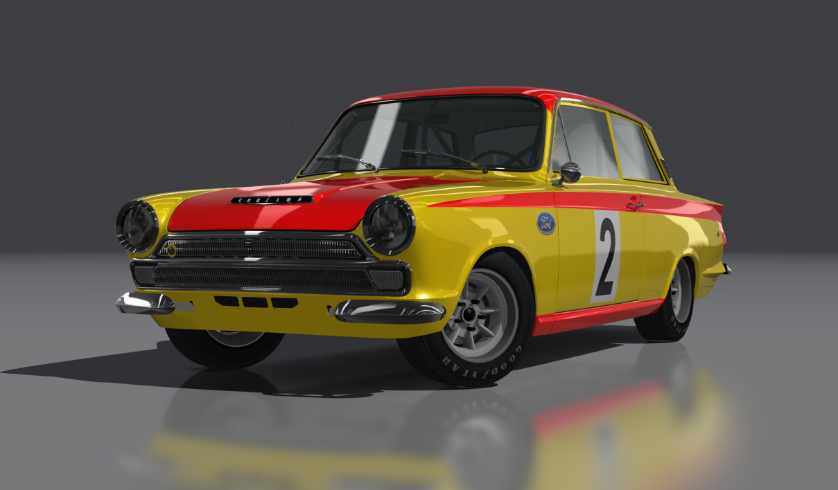 Lotus Cortina Mk1 1966, skin Karlskoga 1967