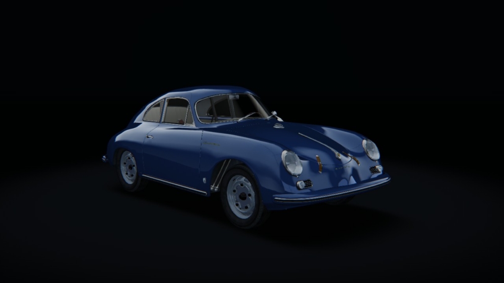 Porsche 356A 1600GS Carrera GT Coupe, skin No02_Aquamarine