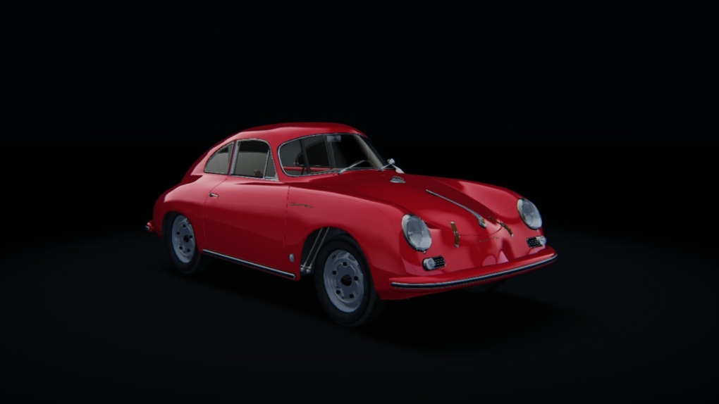 Porsche 356A 1600GS Carrera GT Coupe, skin No03_Ruby_Red